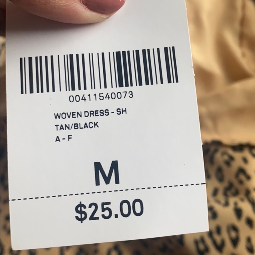 Forever 21 cheetah print short sleeved dress - Picture 6 of 6